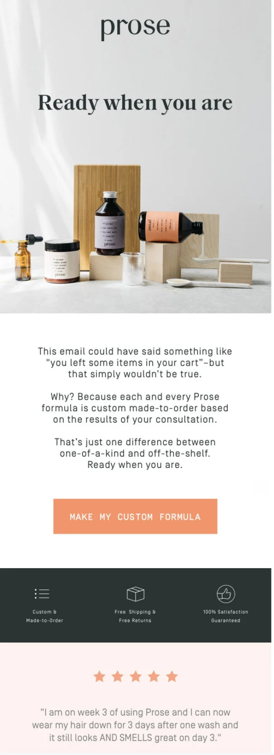 Image of Prose website